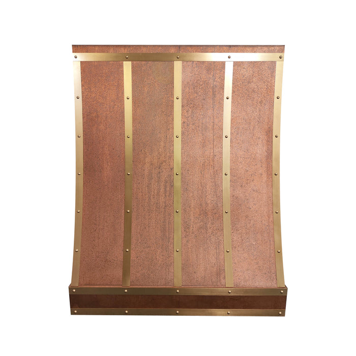 RHM Slope Copper Under-Cabinet Kitchen Hood CT-VH08-1SA