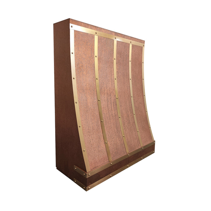 RHM Slope Copper Under-Cabinet Kitchen Hood CT-VH08-1SA