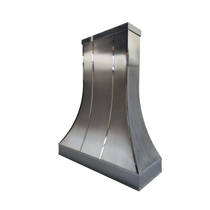 tall stainless steel range hood for high ceiling kitchen at rangehoodmaster