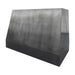 antique zinc range hood taper design at RangeHoodMaster