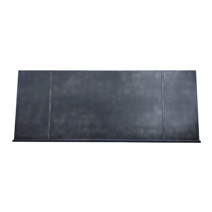 RHM Vintage Zinc Custom Range Hood with Straps ZH11-VL7