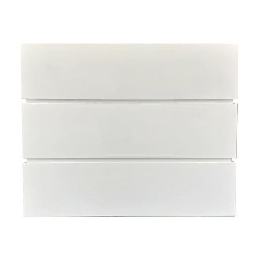 custom modern white stainless steel range hood box shape at RangeHoodMaster