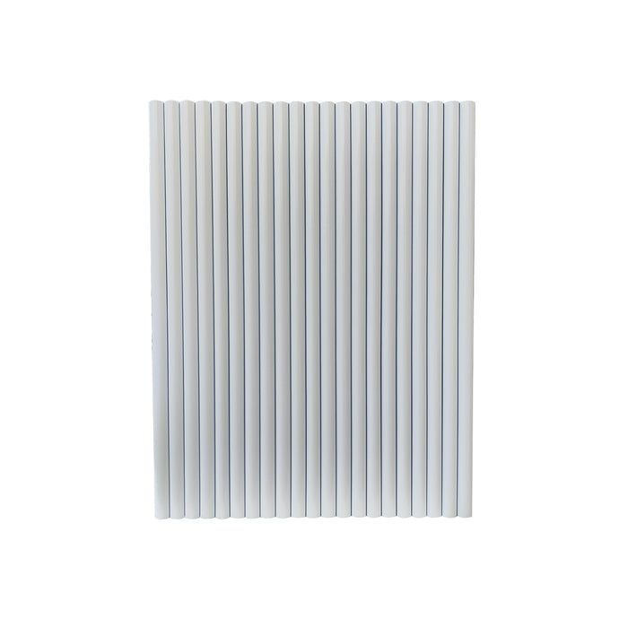 RHM White Stainless Steel Range Hood Box Shape with Ribs SH5-LF-WH