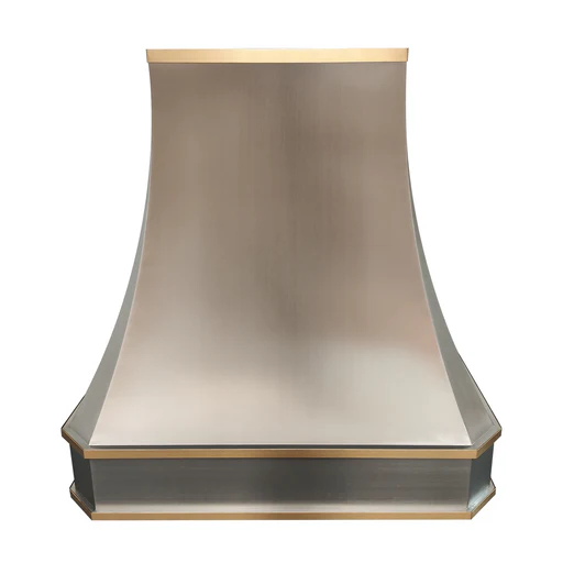 RHM Curved Stainless Steel Custom Range Hood for Lisa