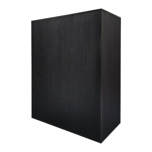 Rangehoodmaster Luxury Black Box Stainless Steel Kitchen Range Hood with Ribs