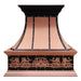 rangehoodmaster copper range hood with apron