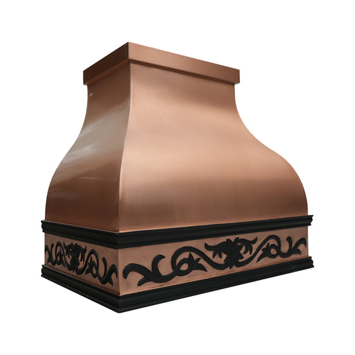 rangehoodmaster copper range hood with apron