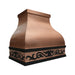 rangehoodmaster copper range hood with apron