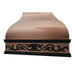 rangehoodmaster copper range hood with apron