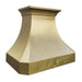 rangehoodmaster custom brass range hood with apron