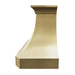 rangehoodmaster custom brass range hood with apron