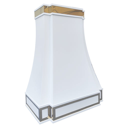 Rangehoodmaster white stainless steel range hood