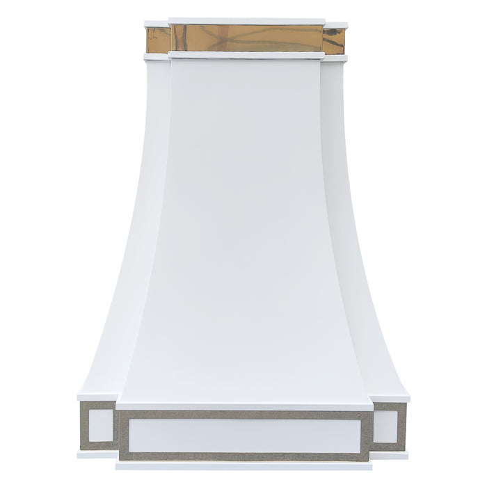 Rangehoodmaster white stainless steel range hood