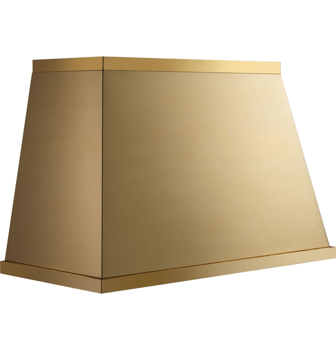 RHM Taper Custom Kitchen Vent Hood Brushed Brass Finish H34 for Caren