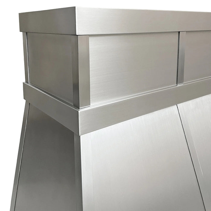 Stainless Steel Custom Kitchen Hood with Bands SH34-C5TR
