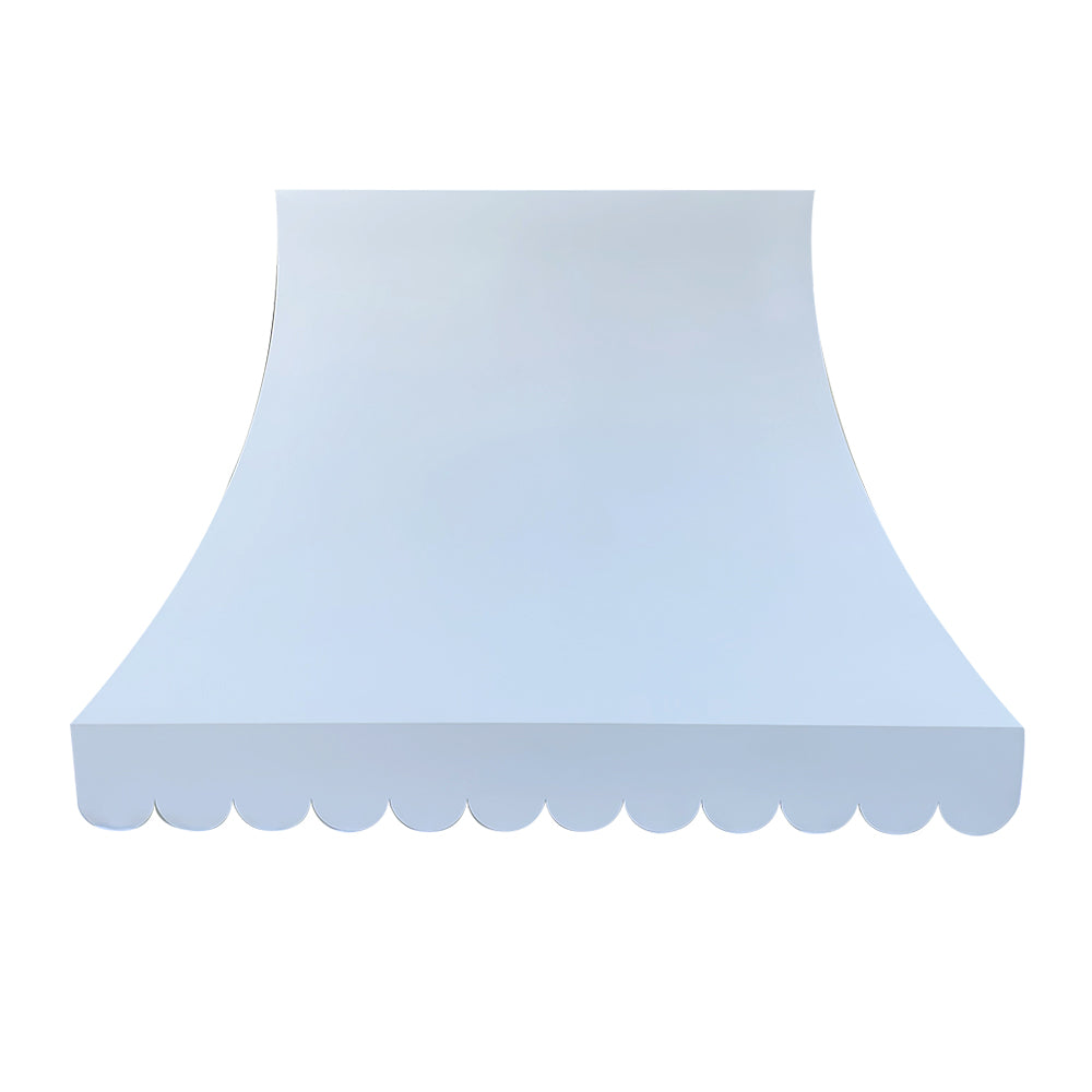 RHM Scalloped Stainless Steel Custom Range Hood H32RW for Robin