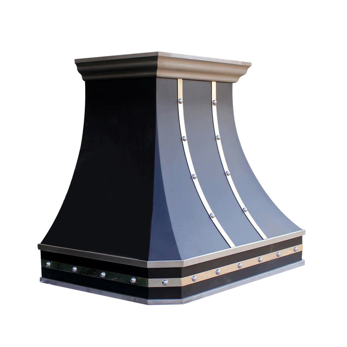 Black Stainless Steel Custom Range Hoods