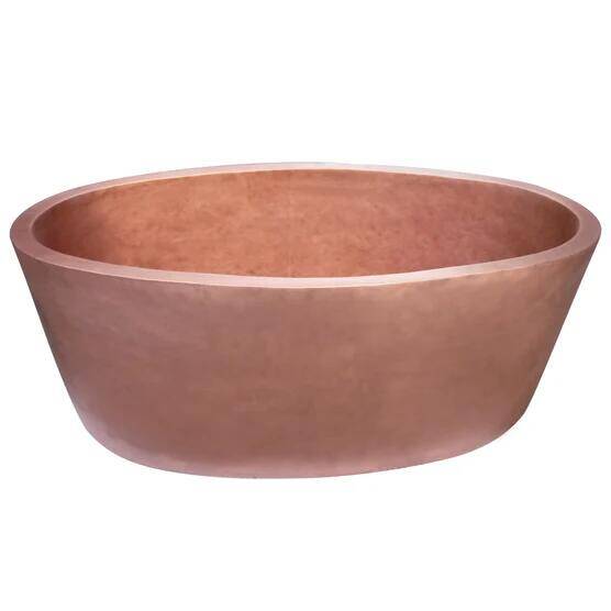RHM Custom Double-ended Freestanding Copper Bathtub CB03-01 for Stacu
