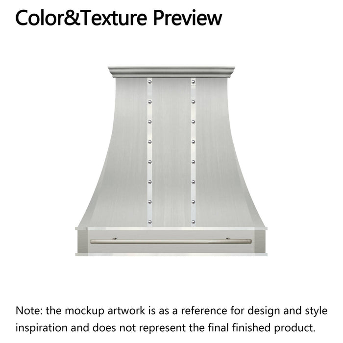 RHM Stainless Steel Custom Vent Hood H3-C2T for Jane