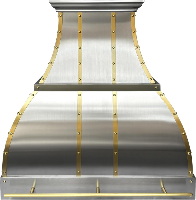 RHM Custom Stainless Steel Range Hood H1 for Tony