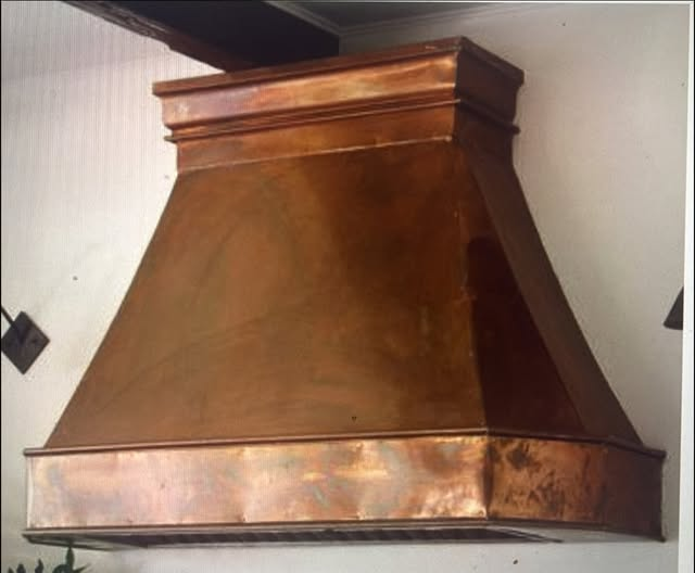 RHM Copper Custom Range Hood for Julie