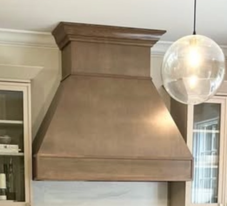 RHM Custom Black Stainless Steel Range Hood H35 for John & Susan