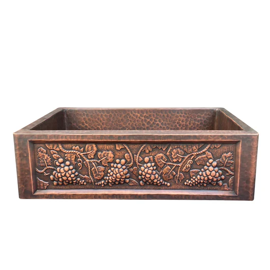 RHM Hand-hammered Copper Hood and Sink for Tasha