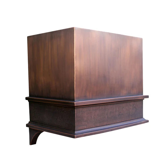 RHM Heritage Box Shape Custom Designer Copper Kitchen Hood CT-VH28SH