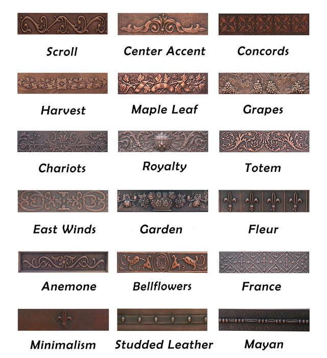 Copper Range Hoods Apron Patterns