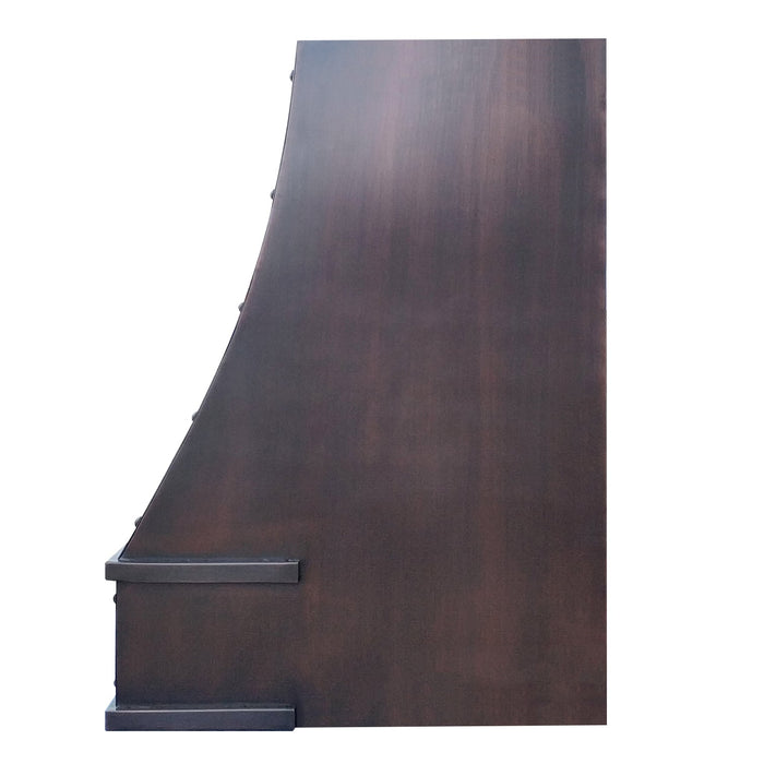 slope copper vent hood