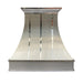 Sweep Brushed Stainless Steel Custom Range Hood with Polished Bands