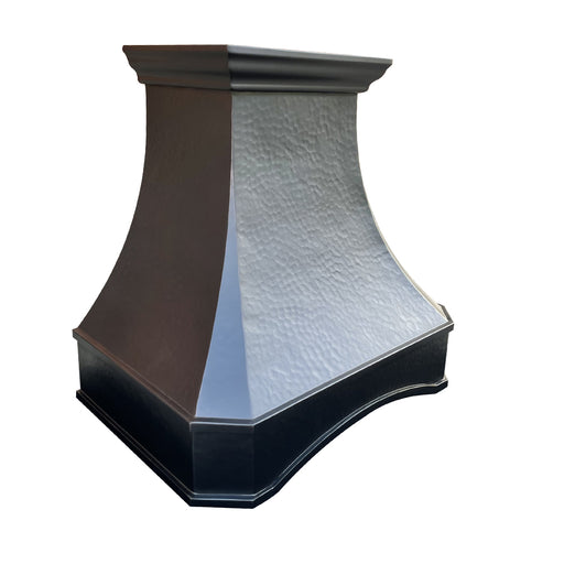 darken copper range hood