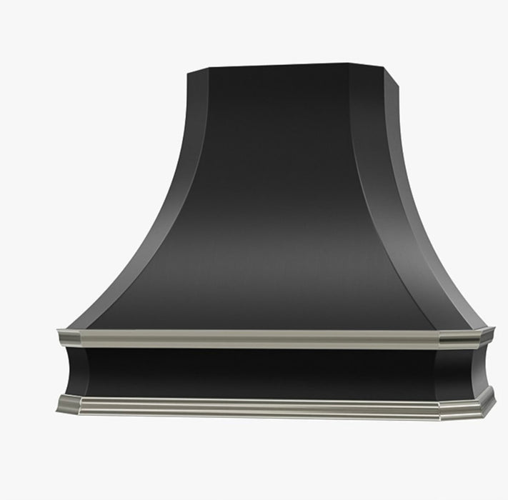 RHM Brushed Stainless Steel Custom Range Hood for Linda