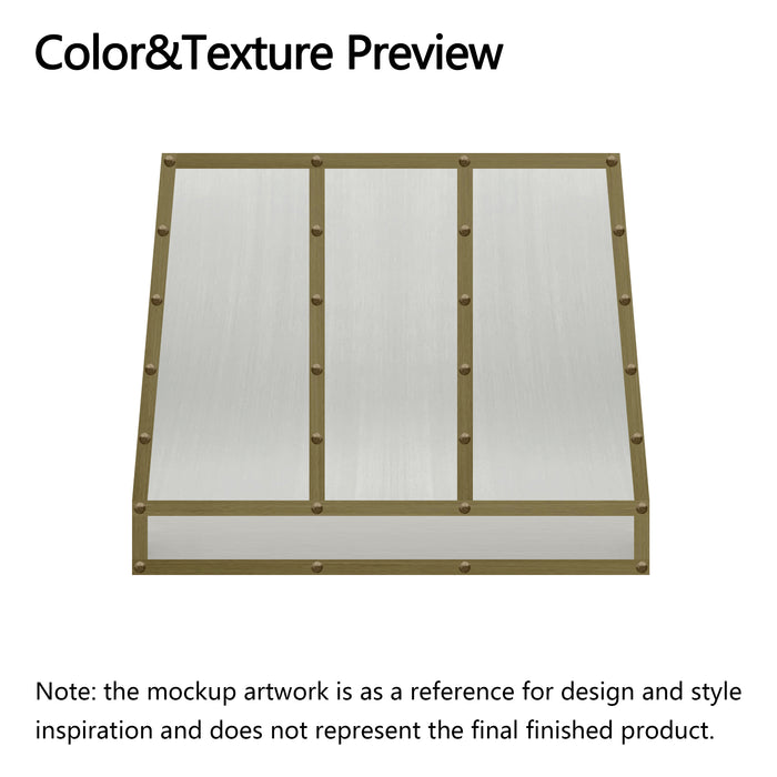 RHM Custom Angle Stainless Steel Range Hoods Under-cabinet H11 for Ericka