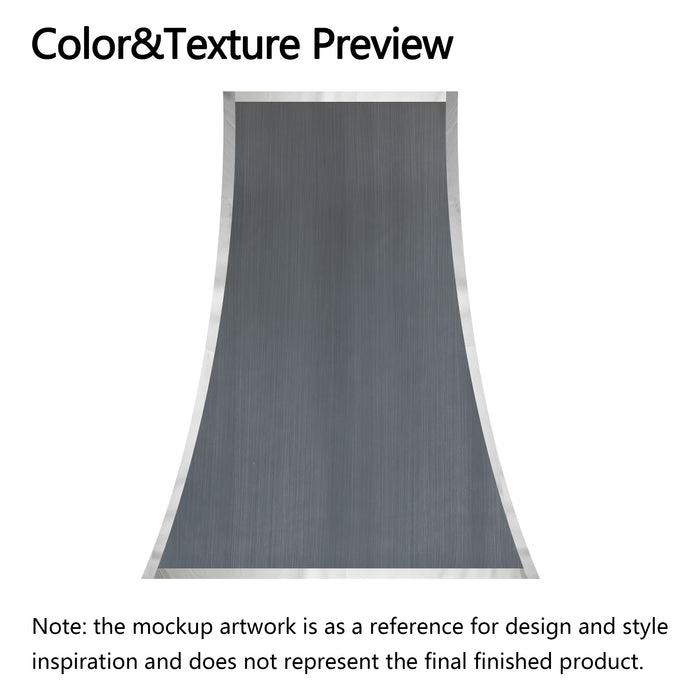 RHM Stainless Steel Custom Range Hood H33 for Sarah's Project