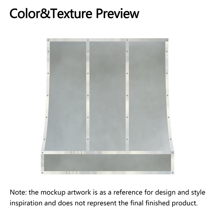 RHM Slope Stainless Steel Custom Kitchen Hoods H8 for Lara's Project