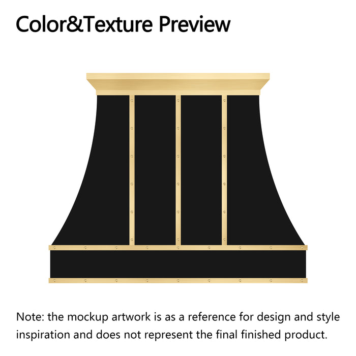 Brushed Stainless Steel Custom Range Hood for Natalie