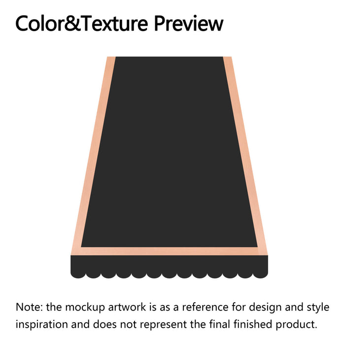 RHM Scalloped Stainless Steel Custom Range Hood for Grace