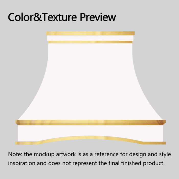 RHM Custom Stainless Steel Kitchen Hood H7-AR for Claire