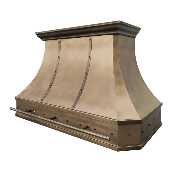 rangehoodmaster brass range hood 
