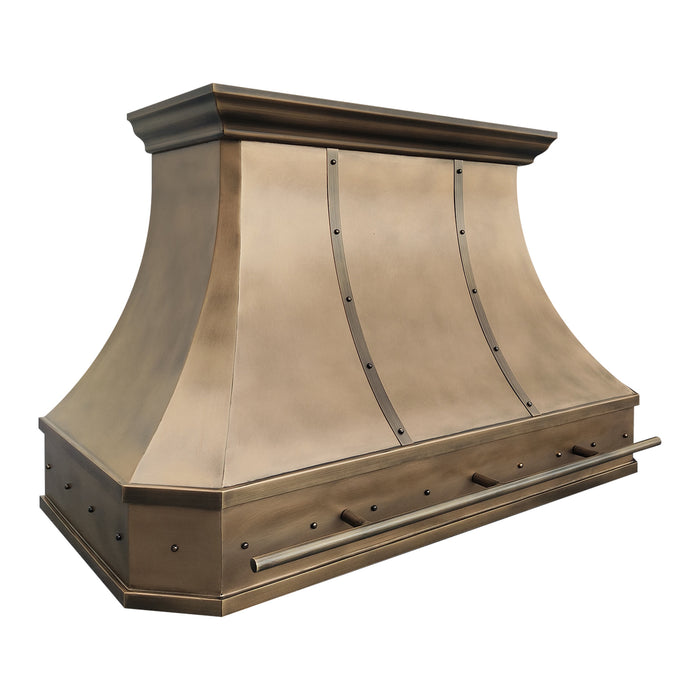 rangehoodmaster brass range hood 