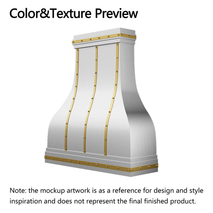 RHM Bell Design Custom Metal Hood for Eric-1 -Main Kitchen