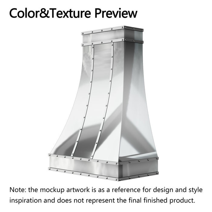 RHM Luxury Design Stainless Steel Kitchen Range Hood for Koreen's Project