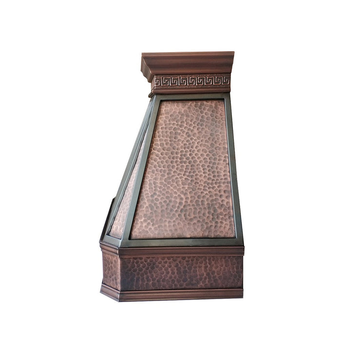 Custom Copper Range Hood Royalty Style