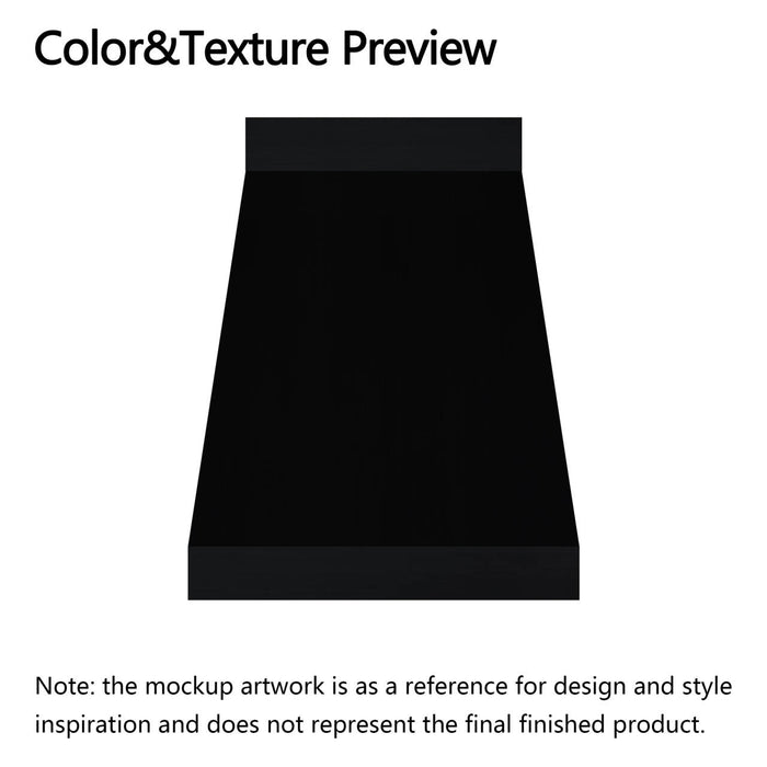 RHM Shiplap Custom Black Stainless Steel Range Hood H39 for John & Susan