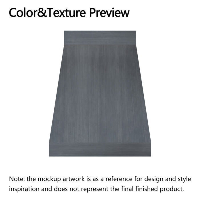 RHM Shiplap Custom Black Stainless Steel Range Hood H39 for John & Susan