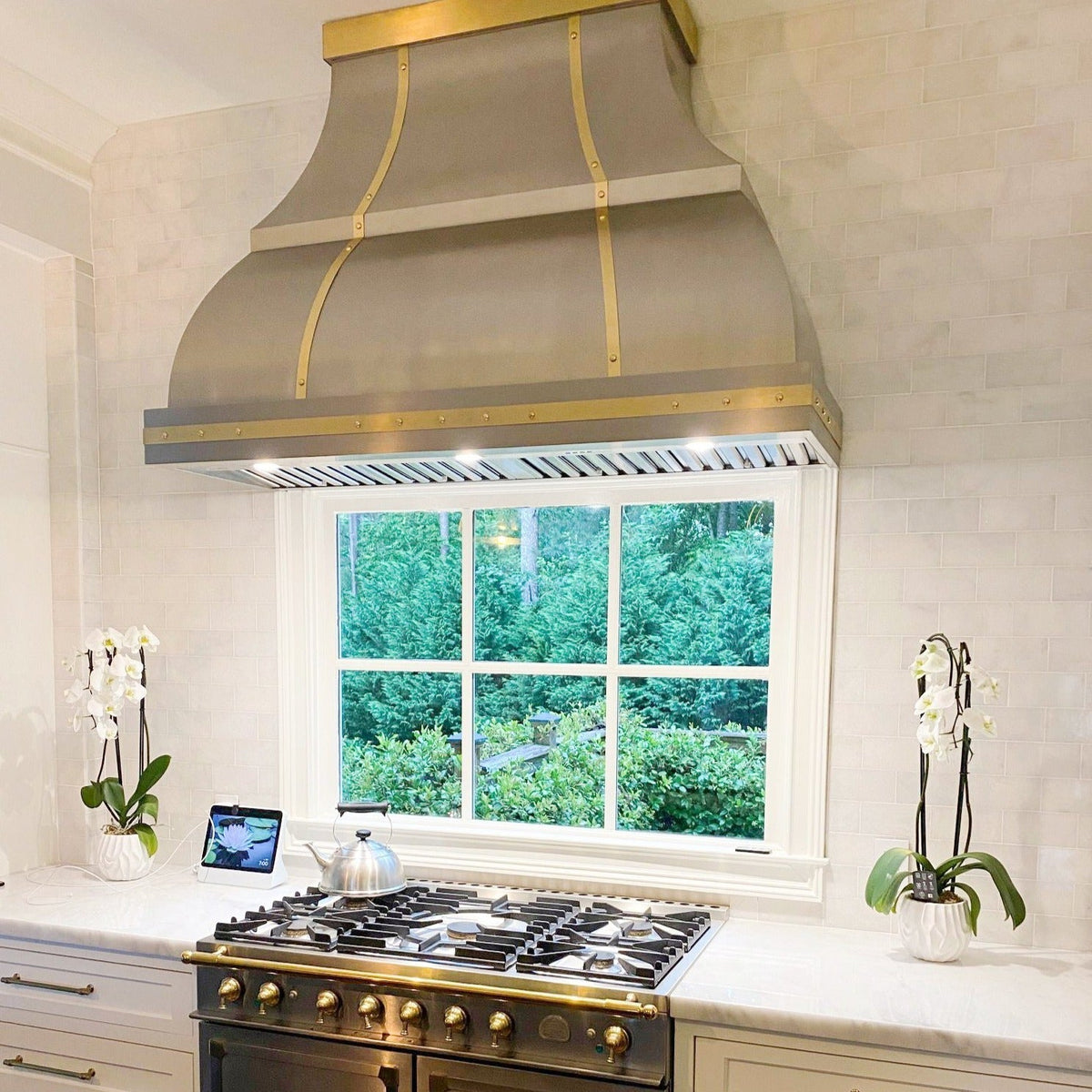 Curved Stainless Steel Custom Range Hoods for Richard — Rangehoodmaster