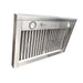 36 inches stainless steel hood liner