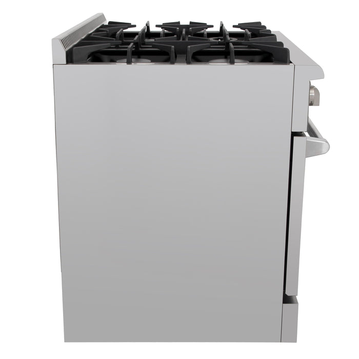 Professional Gas Range in Stainless Steel