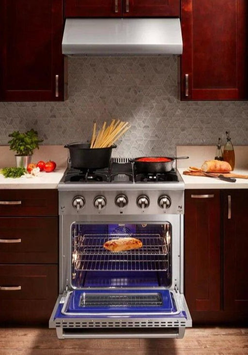 30 in. 4.2 cu. ft. Professional Gas Range in Stainless Steel GEF3080-GS